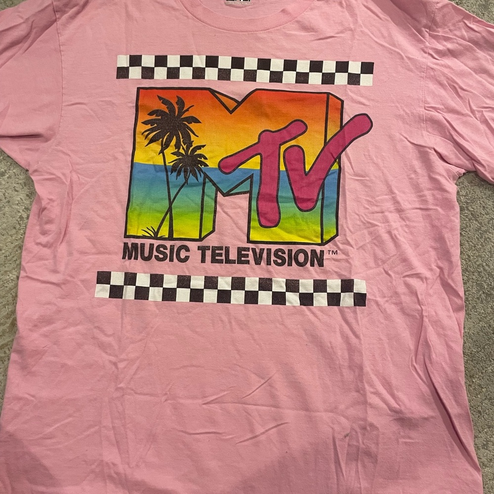 MTV Pink Graphic T-Shirt